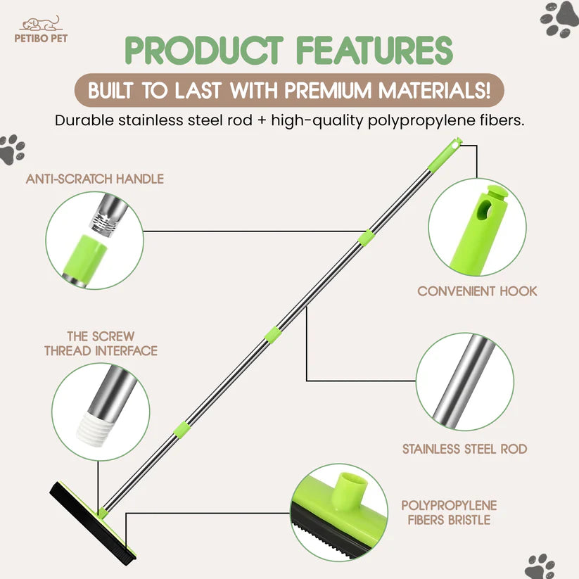 4 IN 1 PET HAIR BROOM | Fur-Free